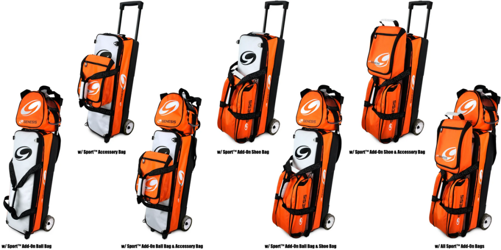Genesis® Sport™ 3 Ball Mod Roller add-on bag variations